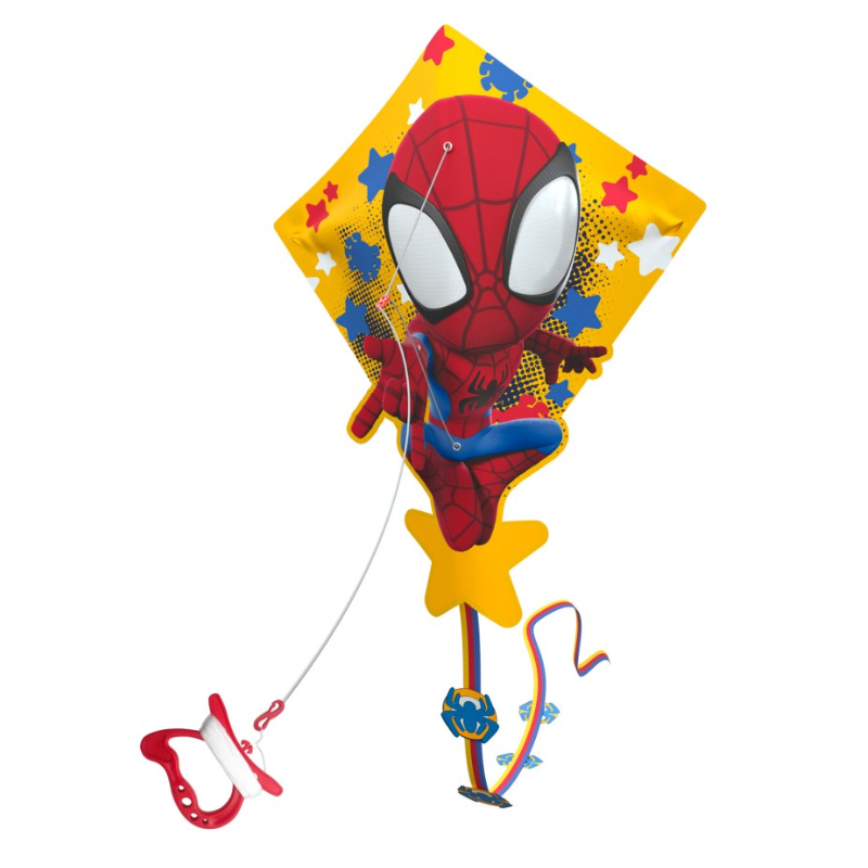 Cometa Spiderman Diamante Pop Up Nylon De Colorbaby