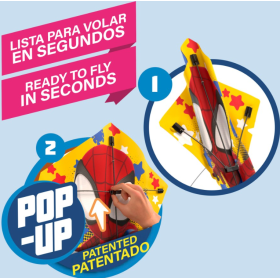 Cometa Spiderman Diamante Pop Up Nylon De Colorbaby 2