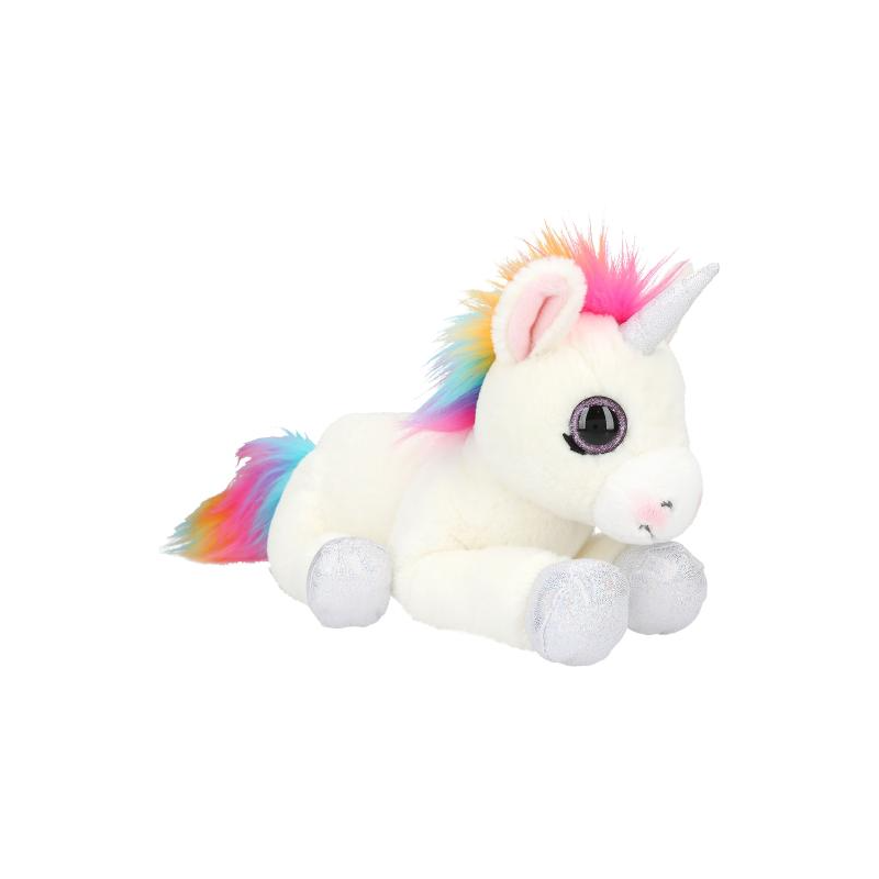 Peluche Unicornio Tumbado 30 Cm Ylvi