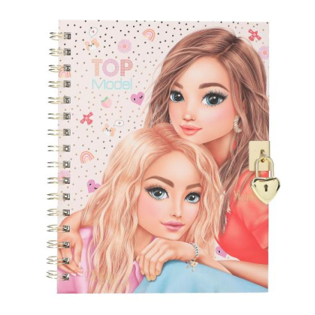 TopModel Diario Con Candado y Pulsera