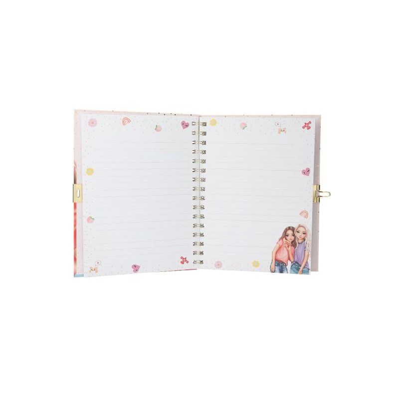 TopModel Diario Con Candado y Pulsera