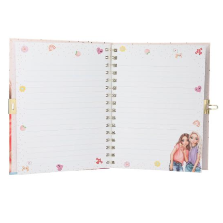 TopModel Diario Con Candado y Pulsera