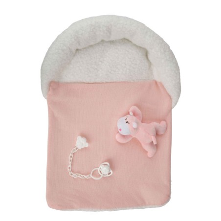 Reborn Arias Ariel Rosa Con Manta