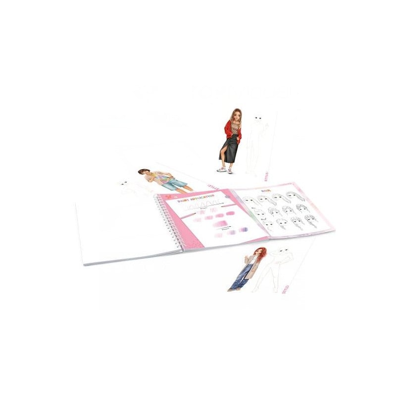 Create Your TopModel Cuaderno Colorear