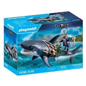 Tiburón Gigante Con Pirata