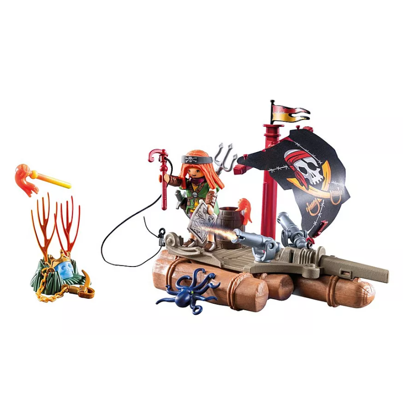 Bote Pirata Con Tesoro