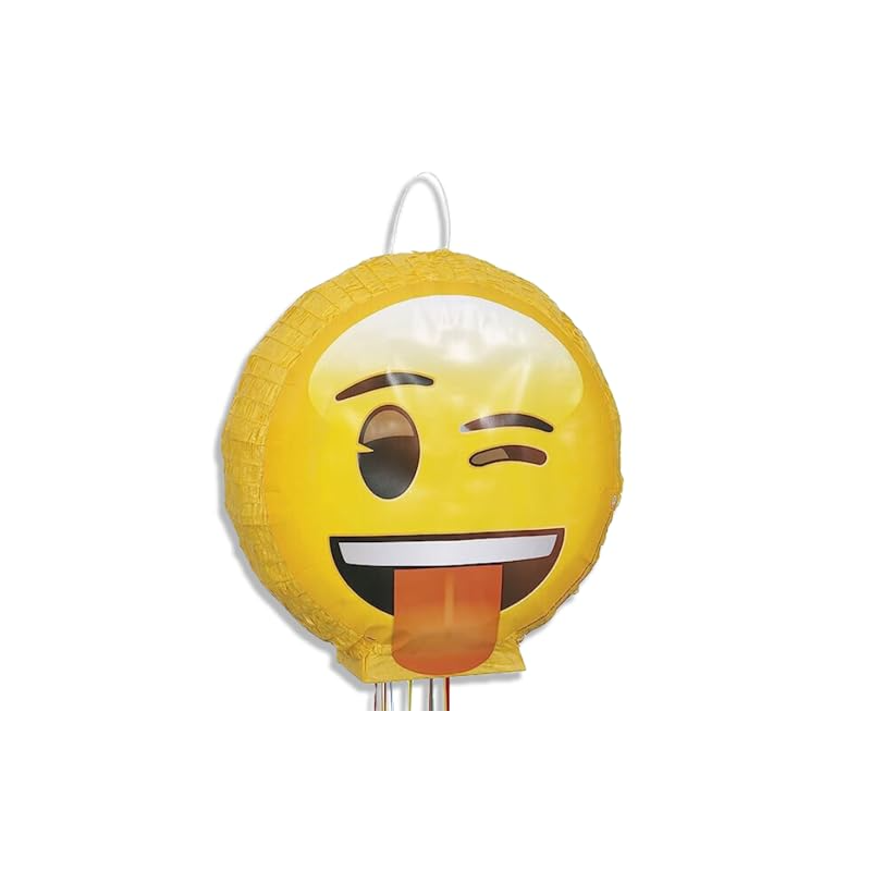 Piñata Emoji 3D De Fiesta Y Cumpleaños