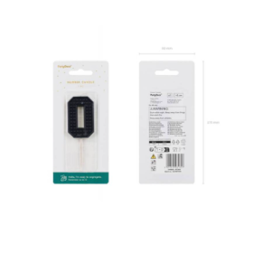 Vela Cumpleaños Número 0 Negra De Fiesta Y Cumpleaños 2