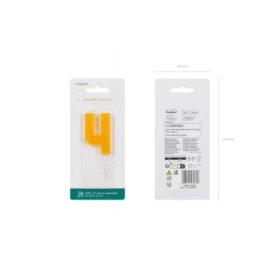 Vela Cumpleaños Número 4 Amarilla De Fiesta Y Cumpleaños 2