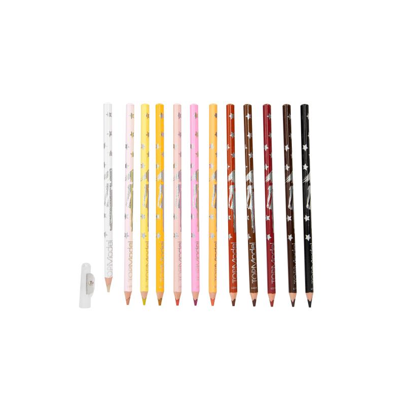 TopModel Lápices De Colores Piel Y Pelo