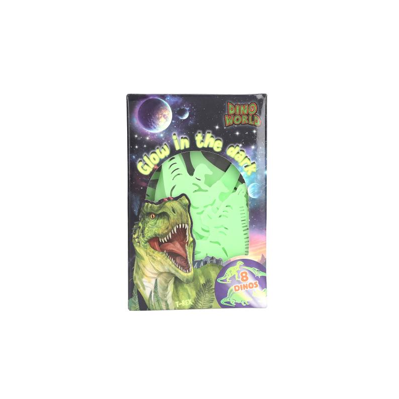 Dino World Pegatinas Glow In The Dark