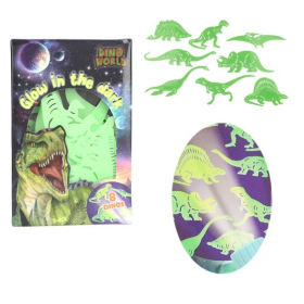 Dino World Pegatinas Glow In The Dark
