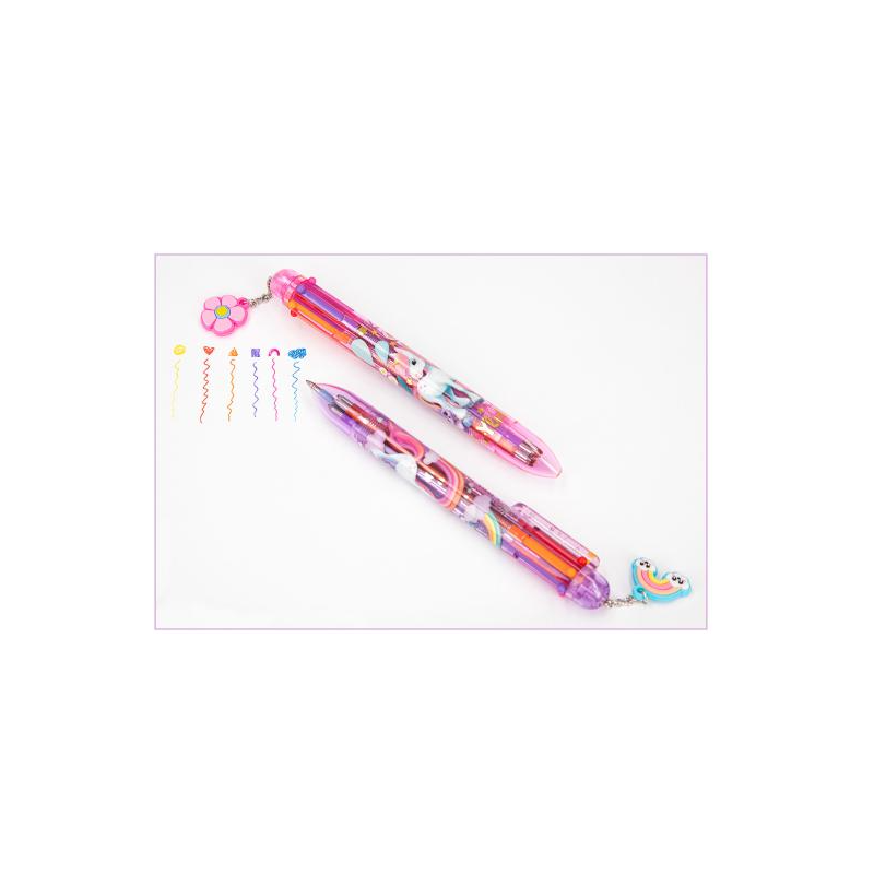 Ylvi Bolígrafo De 6 Colores Surtido