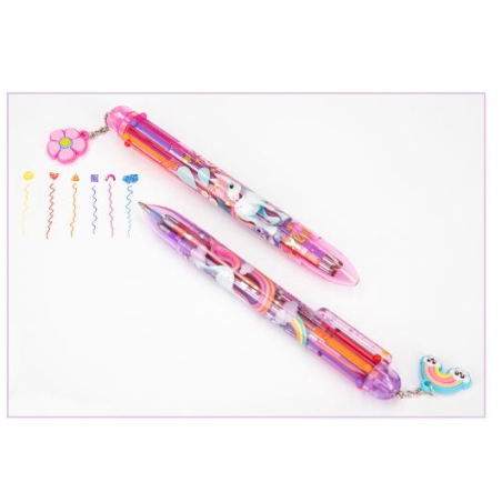 Ylvi Bolígrafo De 6 Colores Surtido