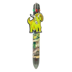 Dino World Boligrafo De Gel 6 Colores Surtido