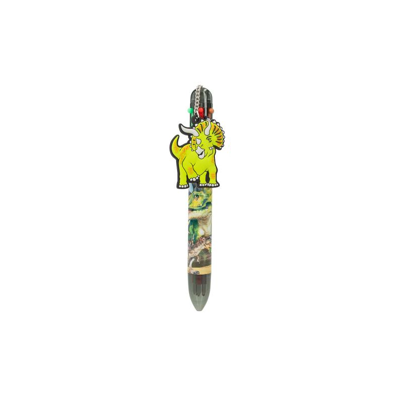 Dino World Boligrafo De Gel 6 Colores Surtido