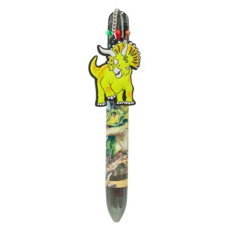 Dino World Boligrafo De Gel 6 Colores Surtido