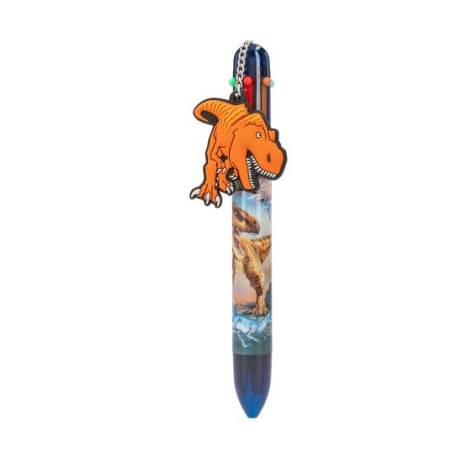 DINO WORLD BOLIGRAFO DE GEL 6 COLORES