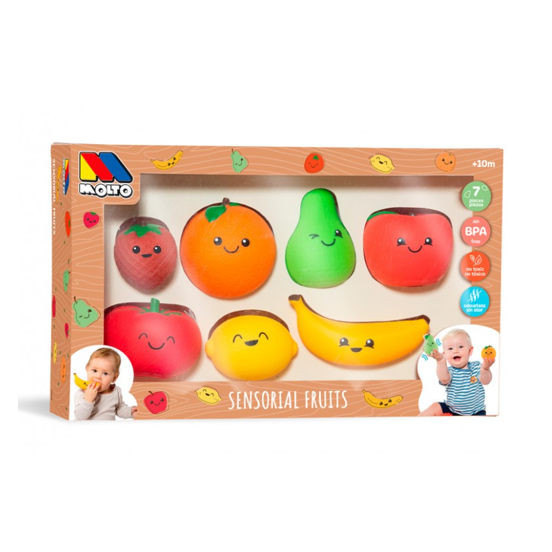 Set Frutas Sensoriales 7 Pcs