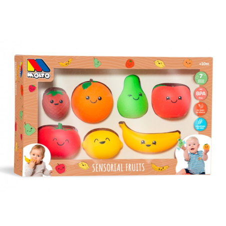 Set Frutas Sensoriales 7 Pcs