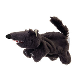 Títere de Mano Lobo Negro