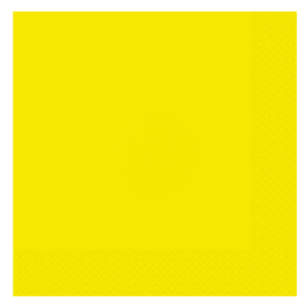Servilletas Grandes Amarillo Neon 20 Uds De Fiesta Y Cumpleaños