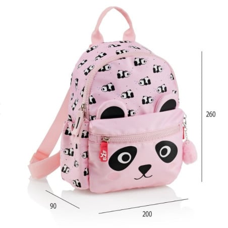 Mochila Panda 2 Compartimentos Back2fun
