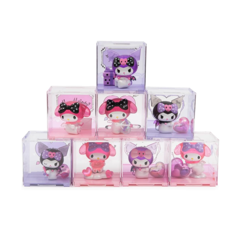 Minibox Figura Kuromi & My Melody Love