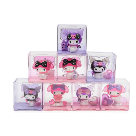 Minibox Figura Kuromi & My Melody Love