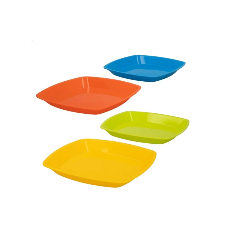Pack 4 Platos Picnic Colores