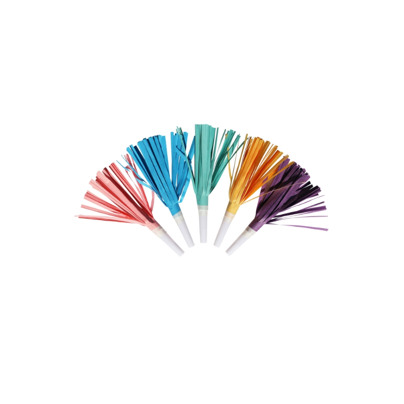 Matasuegras Flecos Arcoíris Y Nube De Fiesta Y Cumpleaños