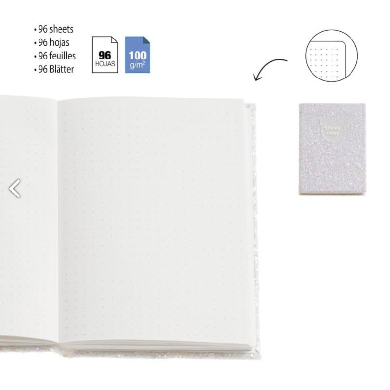 Cuaderno Brillante Back2fun Surtido