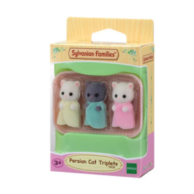 Sylvanian Families Familia Trillizos Gato Persa
