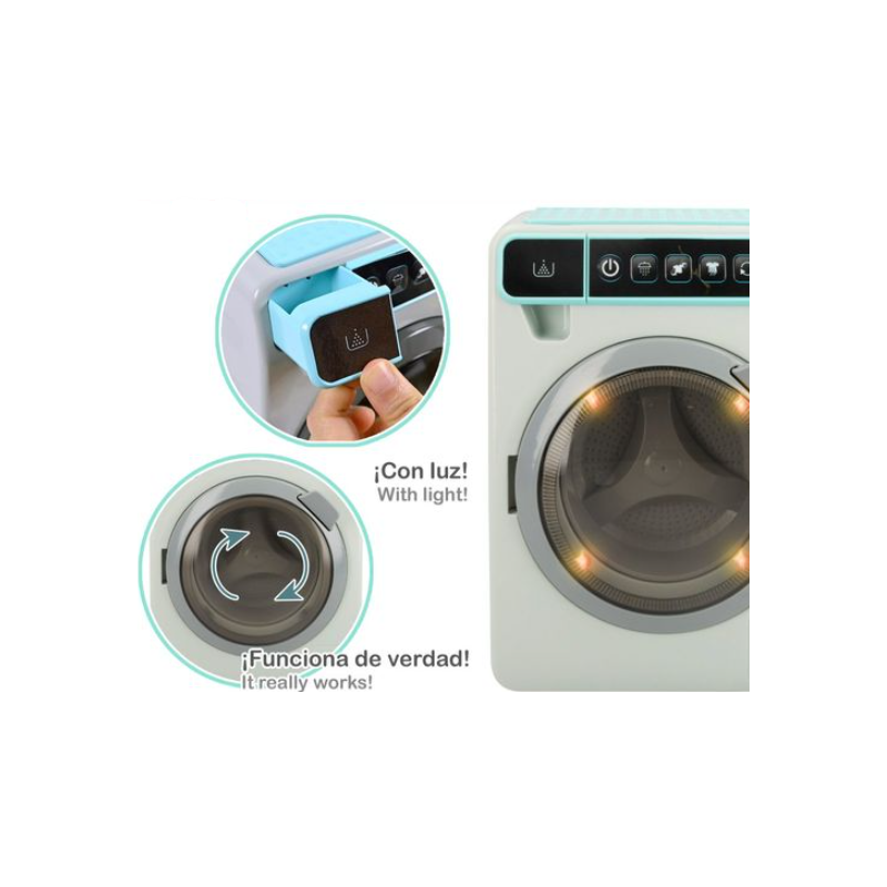 Lavadora Eléctrica Con Luz Y Sonido