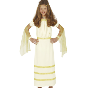 Disfraz Romana Chal Dorado 5-6 Años De Guirca 2