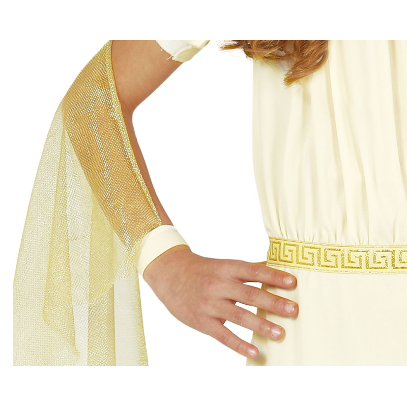 Disfraz Romana Chal Dorado 5-6 Años