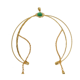 Diadema Medieval Metálica Oro De Guirca 2