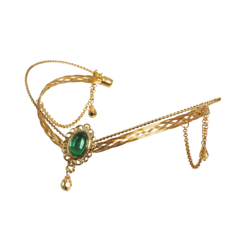 Diadema Medieval Metálica Oro