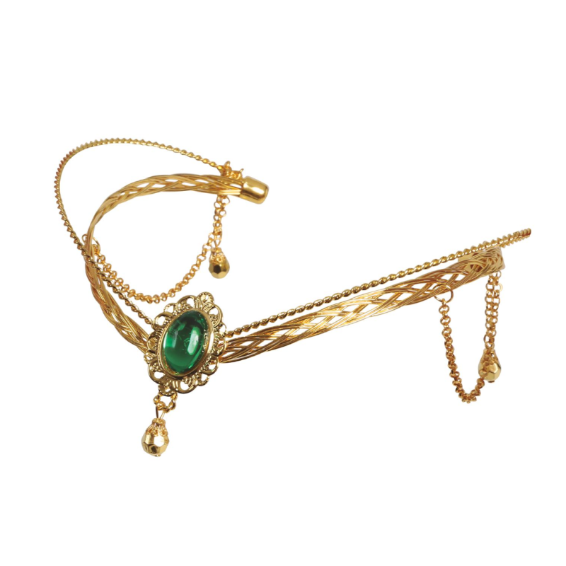 Diadema Medieval Metálica Oro