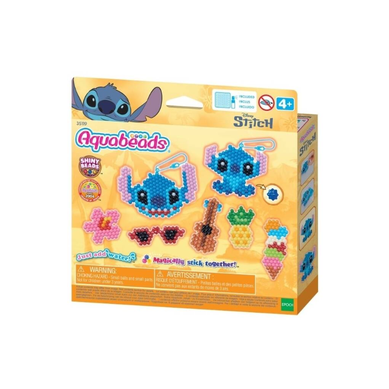 Aquabeads Kit Llaveros Stitch De Disney