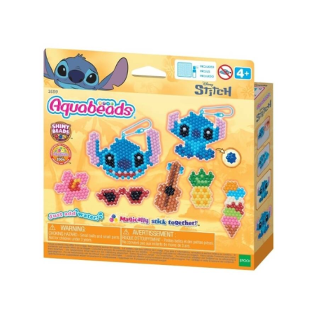 Aquabeads Kit Llaveros Stitch De Disney