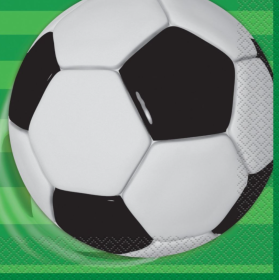 Servilletas Balón Fútbol 16 Unidades
