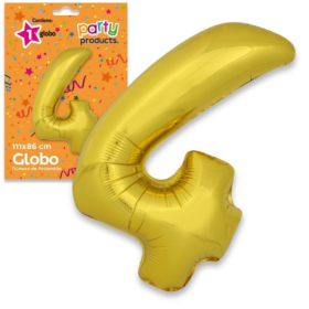 Globo Nº 4 Poliamida Color Oro
