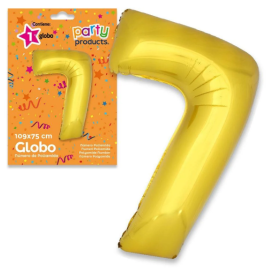 Globo Nº 7 Poliamida Color Oro