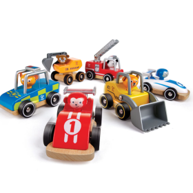 Vehículo Colección Madera Surtido De Hape 2
