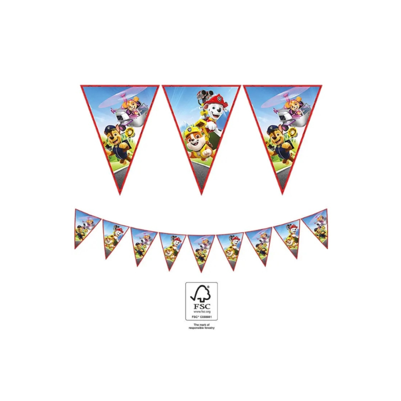 Guirnalda Patrulla Canina De Fiesta Y Cumpleaños