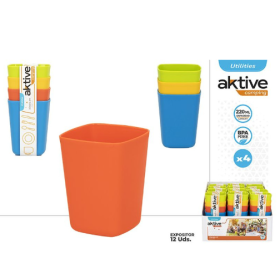 Pack 4 Vasos Picnic Enery 220 ML De Akive 2