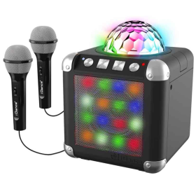 Karaoke Con 2 Micros Y Disco Ball
