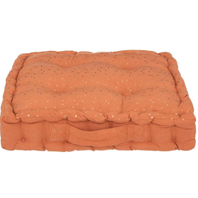 Cojín De Suelo Cuadrado Oya Terracota De JJA