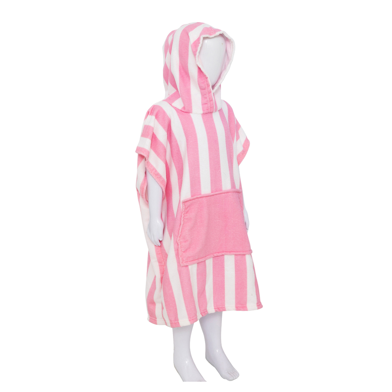 Poncho Wili Poliéster Rosa De JJA